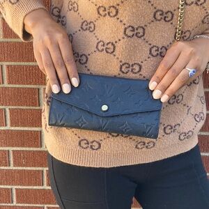 Authentic Louis Vuitton Empreinte Wallet with Insert